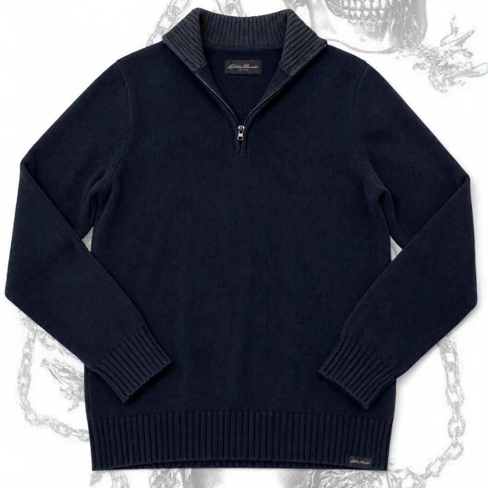 Eddie Bauer Navy Blue Quarter Zip